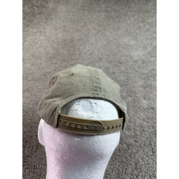 Bass Pro Shops Hat Mens One Size Beige Yellow Gone Fishing Snapback READ - Picture 5 of 9